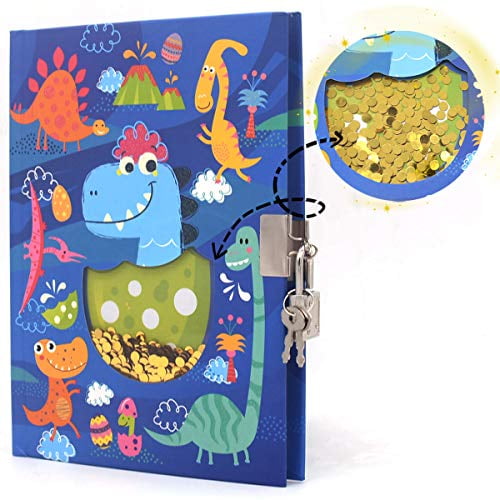Playhouse Outer Space Glow in The Dark Lock and Key Lined Page Diary for Kids Paper House 
